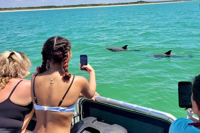 2.5 Hour Shell Key Island Adventure Including Dolphins And Shells - Reaching Shell Key for the main event