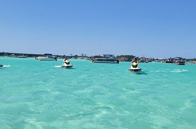 2 Passenger Jet Ski Dolphin Tour from Gilligan’s Watersports - Crab Island and the extra sights