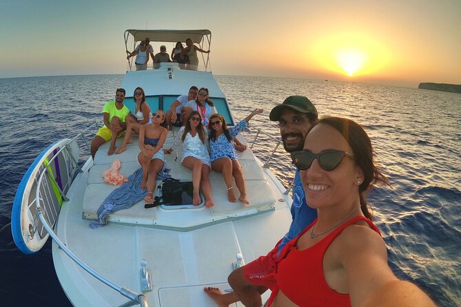 3-Hour Dolphin watching at sunset with aperitif - Meeting the boat at Lungomare Luigi Rizzo