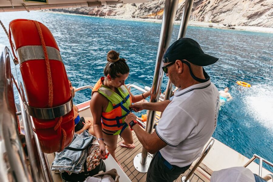 Adeje: Whale and Dolphin Watching Cruise with Lunch and Swim - A family-friendly outing with a few limits
