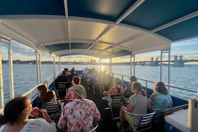 Adventure Boat Tours Dolphin Tails & History Cruise St Augustine - Passing beneath the bridge