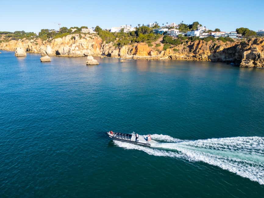 Albufeira: Dolphins & Benagil Caves RIB Tour - A fast start from Albufeira Marina