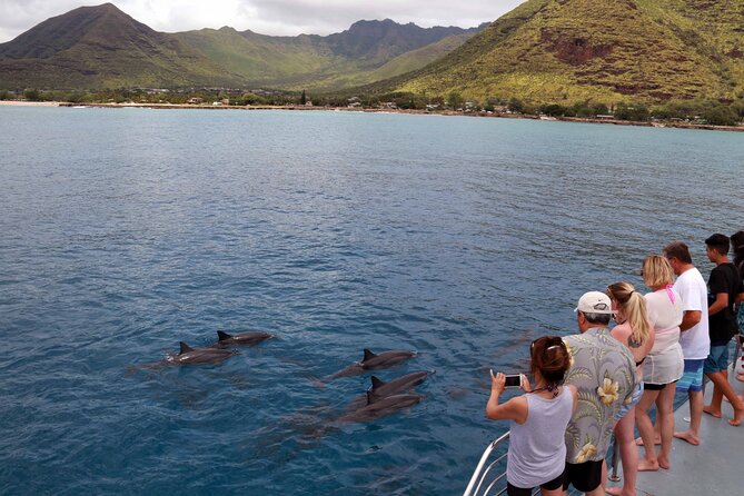 All-Inclusive Sunset Dolphin Watch and Snorkeling Cruise - Sunset from the Pacific-facing deck