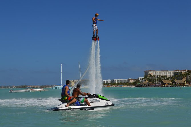 Aruba Flyboarding & Jetovator Experience: Fly Like a Bird & Dive Like a Dolphin - What the Aruba flyboard actually feels like