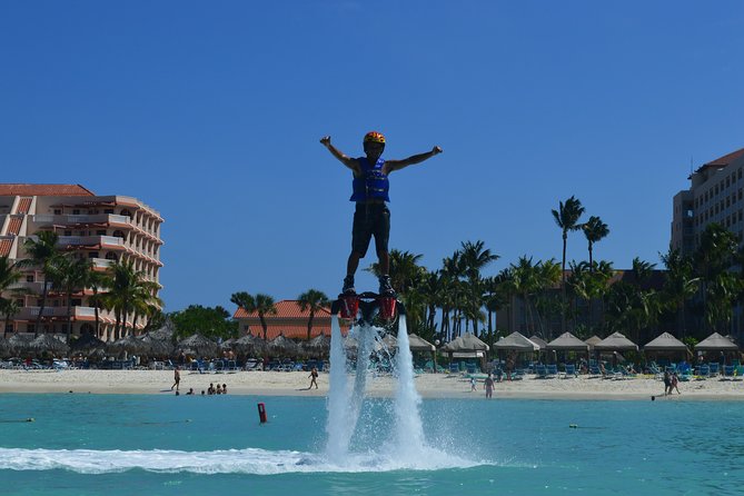 Aruba Flyboarding & Jetovator Experience: Fly Like a Bird & Dive Like a Dolphin - Thirty minutes of lift, splash, and practice