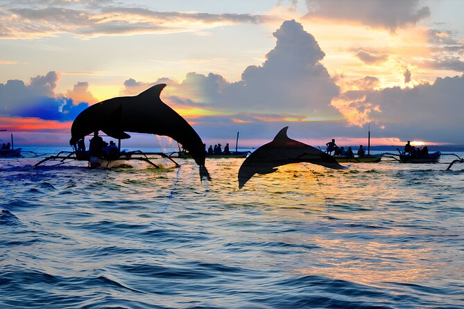 Bali Dolphin Watching Sunrise Tour in Lovina Beach - Lunch with a lake and temple view