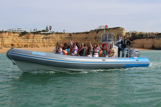 Benagil Caves and Dolphins from Albufeira - Seating and the 18-person boat
