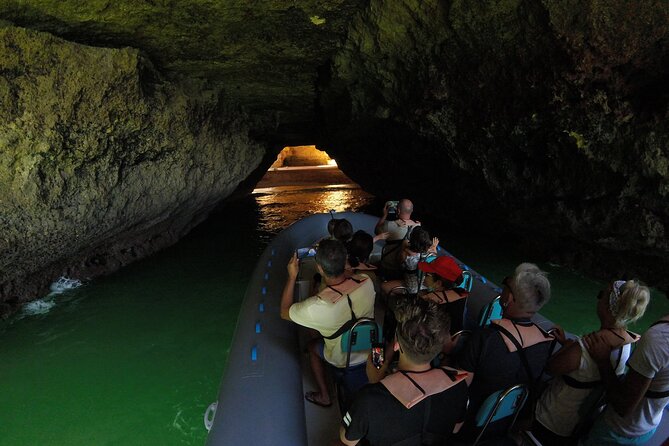 Benagil Caves and Dolphins from Albufeira - Meeting at 3PMP+8P Albufeira