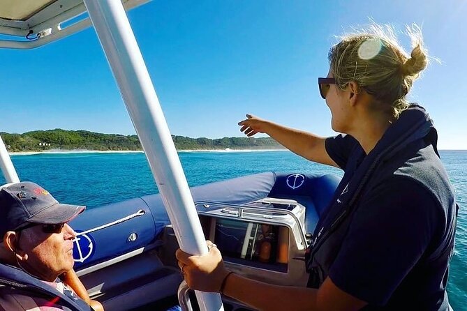 Byron Bay Dolphin Tour - Ocean Safari - Lighthouse views, cliffs, and quiet beaches