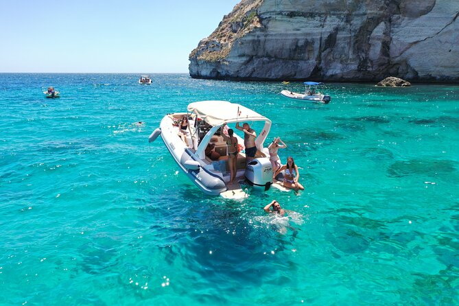 Cagliari Boat Tour 4 Stops .Possible Sighting of Dolphins - Key points at a glance
