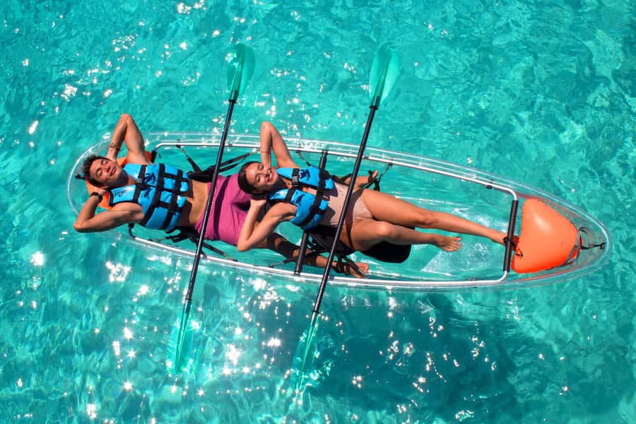 Cancun: Dolphin Encounter on Isla Mujeres and Garrafon Park - Crossing from Playa Longasta to Isla Mujeres
