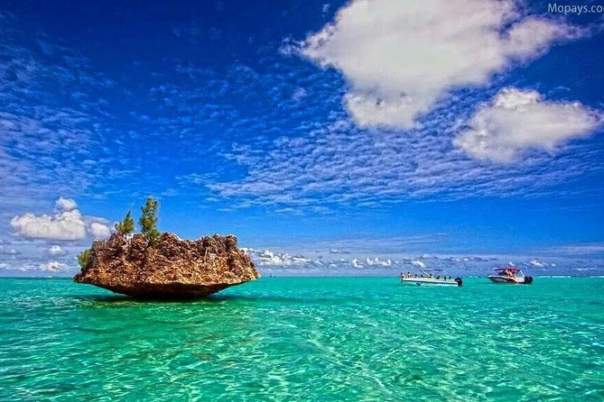 Catamaran Cruise to Ile Aux Bénitiers: Dolphin watch, Crystal Rock & Transfer - Several hours at Ile aux Bénitiers