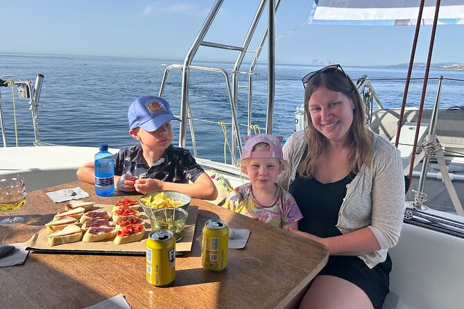 Catamaran Sailing Experience Manilva Tapas Drink Dolphins Swim Stop - Swimming and snorkeling when the sea allows
