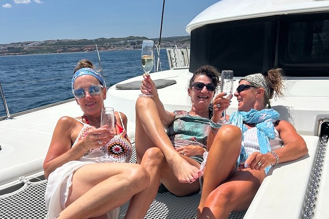 Catamaran Sailing Experience Manilva Tapas Drink Dolphins Swim Stop - What the $119.21 price gets you