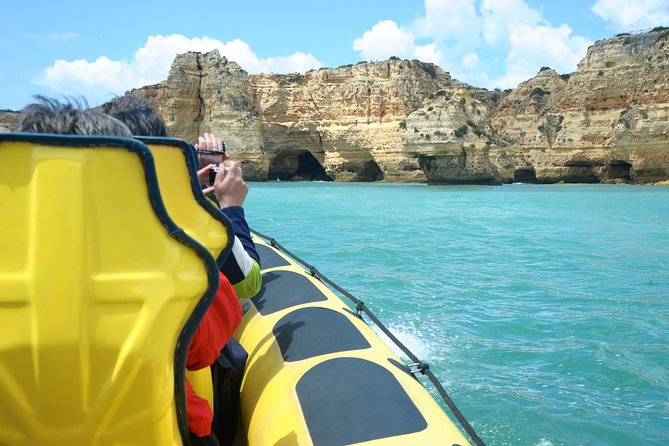 Caves and Dolphin Watching Cruise from Albufeira - Benagil Cave from the water