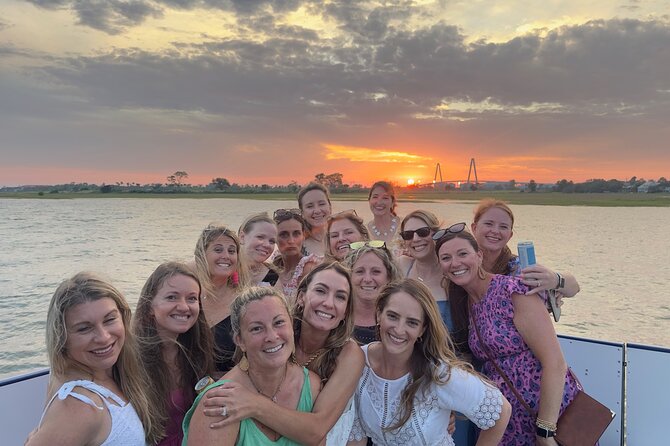Charleston Harbor Sunset Cruise Scenic Views and Dolphin Spotting - The Ravenel Bridge becomes the evening centerpiece
