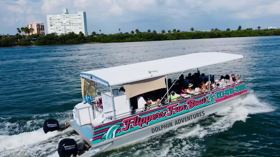 Clearwater Beach: Dolphin Excursion - Flippers Fun Boat - What the 90-minute cruise feels like