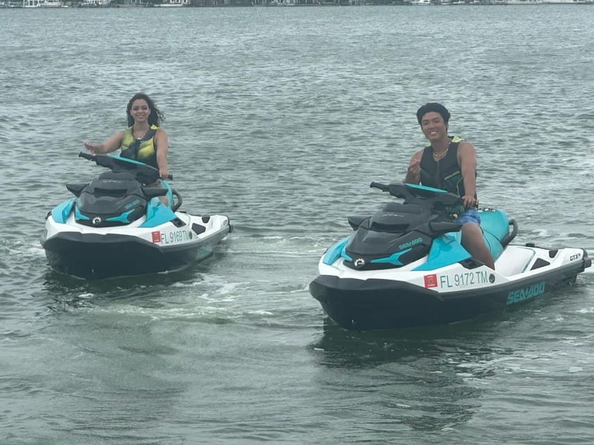 Clearwater: Dolphin Jet Ski Tour - 1 SKI FOR UP TO 3 PEOPLE - The practical cost of a two-hour outing