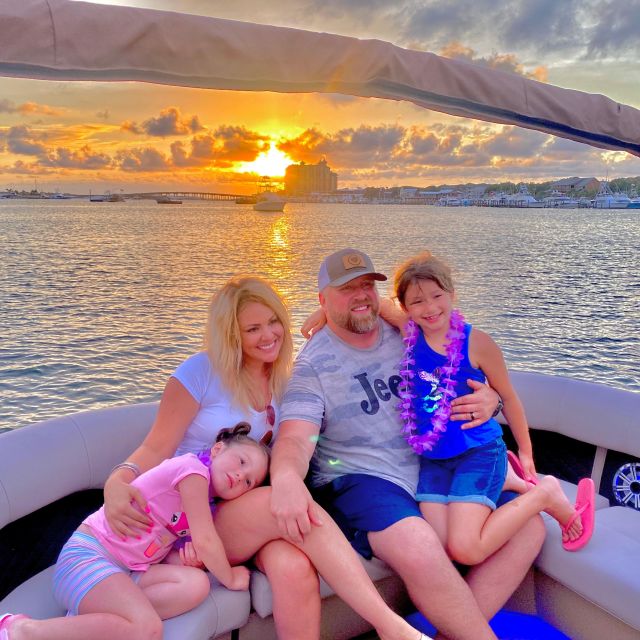 Destin: Private Sunset Cruise with Dolphin Watching - Looking for dolphins near Destin
