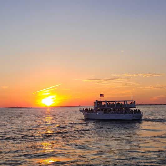 Destin: Sunset Dolphin Cruise - Cruising Through Destin Harbor