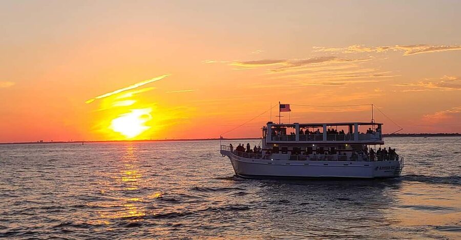 Destin: Sunset Dolphin Cruise - Watching Wild Dolphins Without A Script