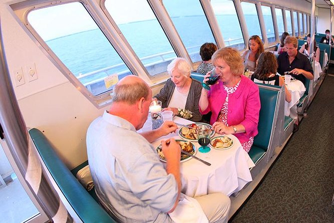 Dinner Cruise with Dolphin Watching from Cape May - What the two-hour schedule feels like