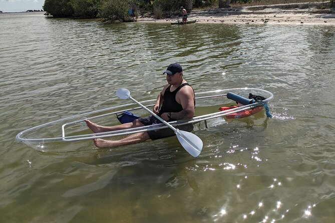 Dolphin and Manatee Clear Kayak or Paddleboard Tour - Island and swim stops keep the two hours flexible