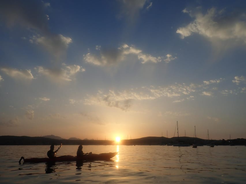 Dolphin Kayak Safari at Sunset at Golfo Aranci - Paddling toward Isola di Figarolo