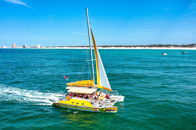Dolphin Sightseeing on the Privateer Catamaran - Leaving Grand Lagoon for the open water
