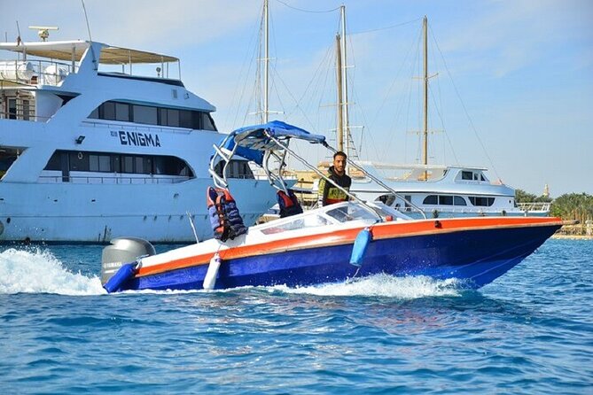 Dolphin Snorkel With private Speed Boat & Water Sports - Hurghada - Two snorkeling stops with a guide