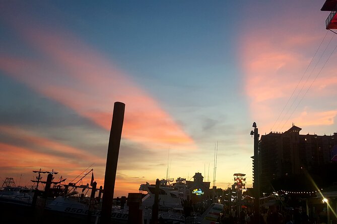 Dolphin & Sunset Cruises in Destin FL aboard the Hydrojet - Sunset over the Gulf of Mexico