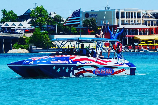 Dolphin-Watching Speedboat Cruise in Destin Harbor - The crew keeps the hour lively