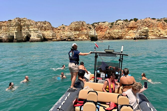 Dolphins & Benagil Caves with Biologist guide - Benagil Cave from the water