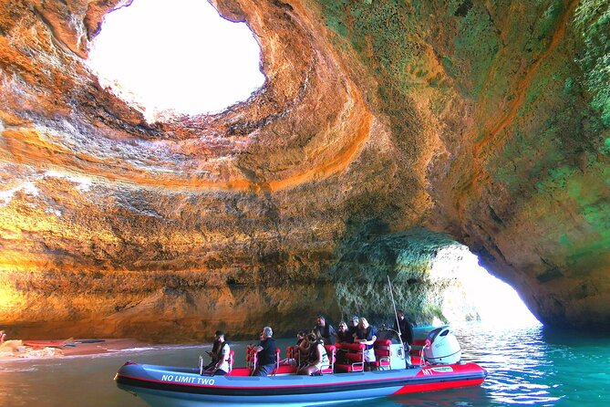 Dolphins Search and Benagil Caves from Albufeira - Starting at Albufeira Marina