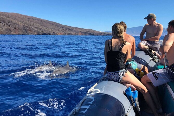 Eco-Raft Tour: Maui-Lanai Snorkel / Dolphin Watch (Semi-Private) - Snorkeling Lanai’s reefs
