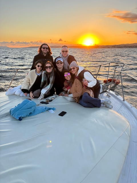 Estepona: Dolphin Searching Sunset Cruise with Drink & Snack - Sunset views from the water