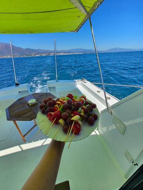Estepona: Dolphins Searching Sea Cruise with Drink & Snacks - The possible swim stop