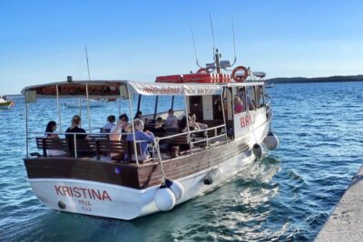 Fazana: dolphin safari and sightseeing in Brijuni at sunset