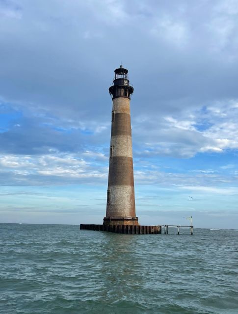 Folly Beach: Sunset Dolphin Boat Tour to Morris Island - Morris Island and the lighthouse stop