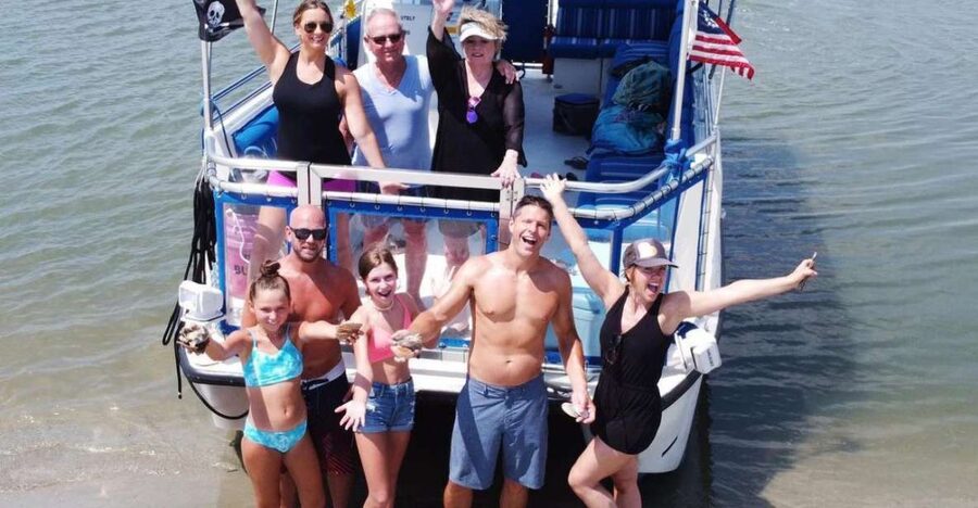 Folly Beach: Sunset Dolphin Boat Tour to Morris Island - My take: book it if you want more than a dolphin sighting
