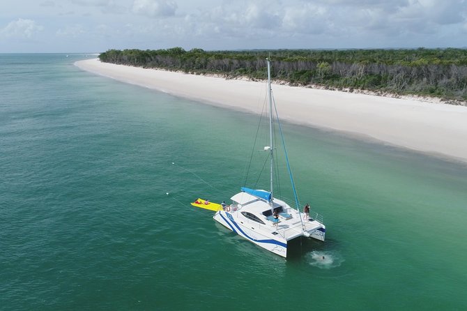 Fraser Island & Dolphin Sailing Adventure - Boom netting and the choice between calm and silly
