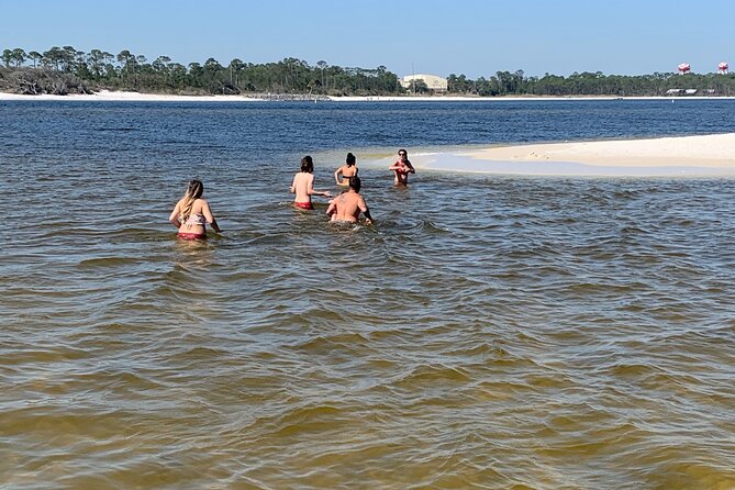 Frisky Mermaid Dolphin Tour + Secluded Beach + Equip - The secluded beach stop and Sand Island