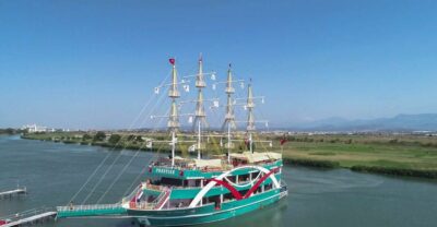 From City of Side: Dolphins Island Boat Trip with Transfer