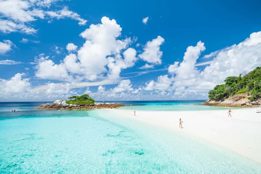 From Phuket: Racha & Maiton Island Dolphin Expedition - Banana Bay offers another water stop