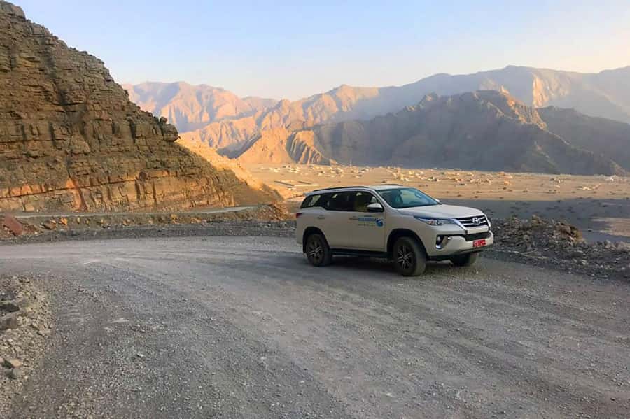 From Ras Al Khaima : Dolphin Watching and Jabal Harim Safari - The 4x4 climb to Jabal Harim