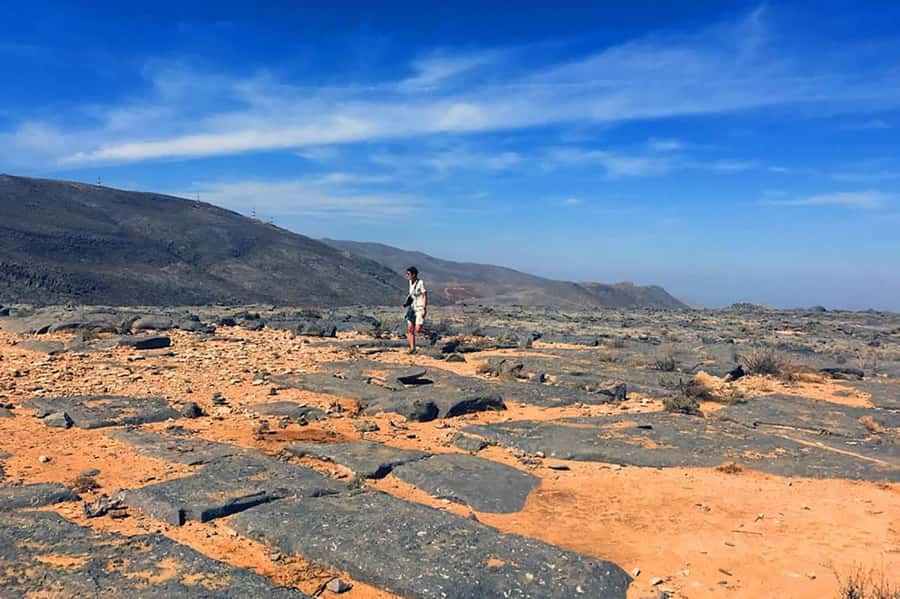 From Ras Al Khaima : Dolphin Watching and Jabal Harim Safari - The early drive from Ras Al Khaimah to Khasab