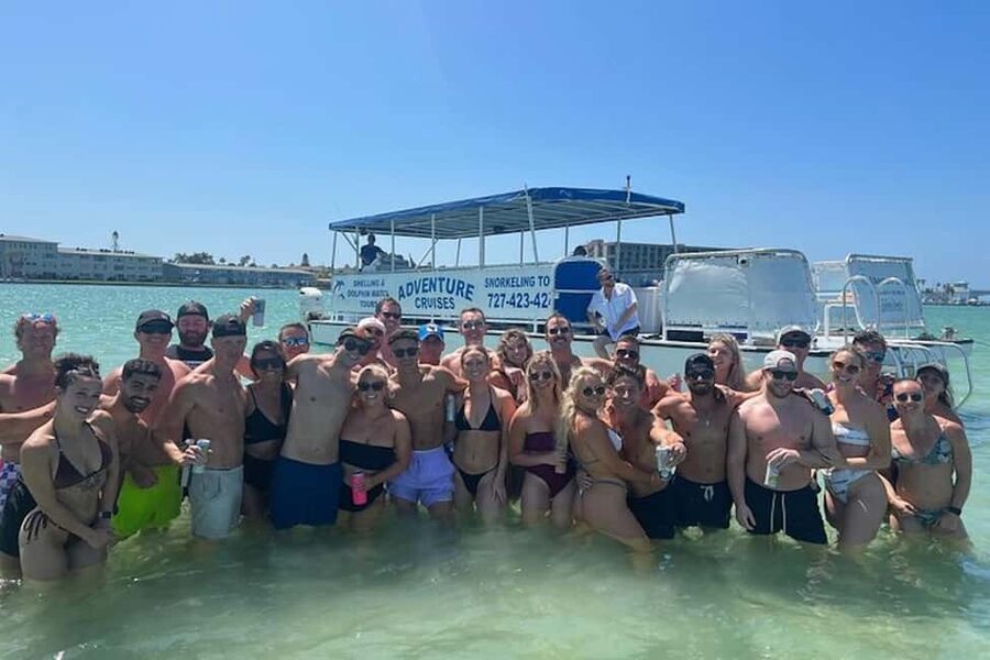 From Treasure Island: Dolphin Watching and Shelling Cruise - Watching dolphins in Tampa Bay waters