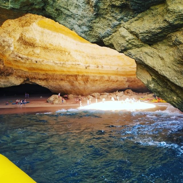 From Vilamoura: 2.5-Hour Benagil Cave and Dolphins Boat Tour - What the fast boat feels like on the water