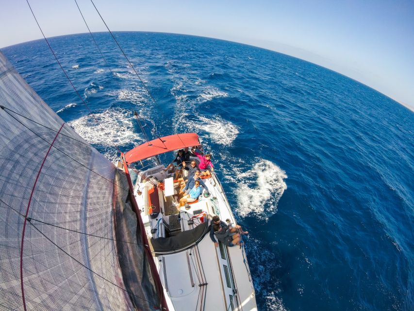 Fuerteventura: Sailing with Snorkeling and Dolphin Watching - Sailing from Morro Jable into open water