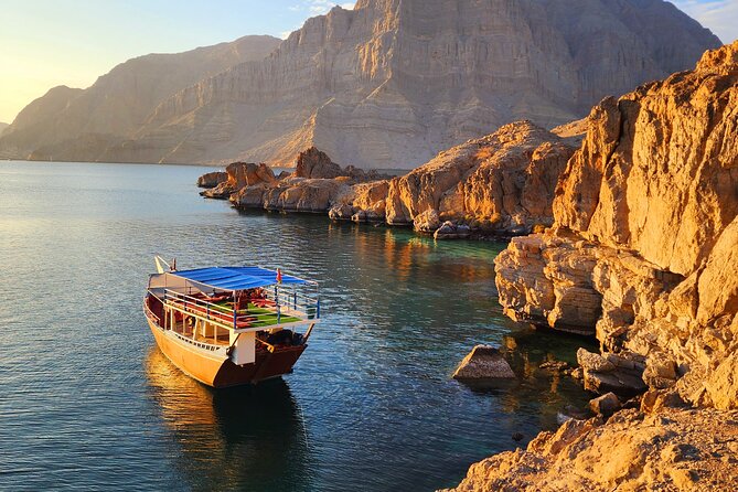 Full day Dhow: Khasab, Musandam: Dolphins, Snorkeling & Fjords - Swimming, snorkeling, and kayaking